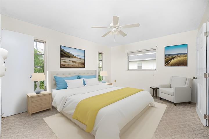Primary Bedroom - Virtually Staged