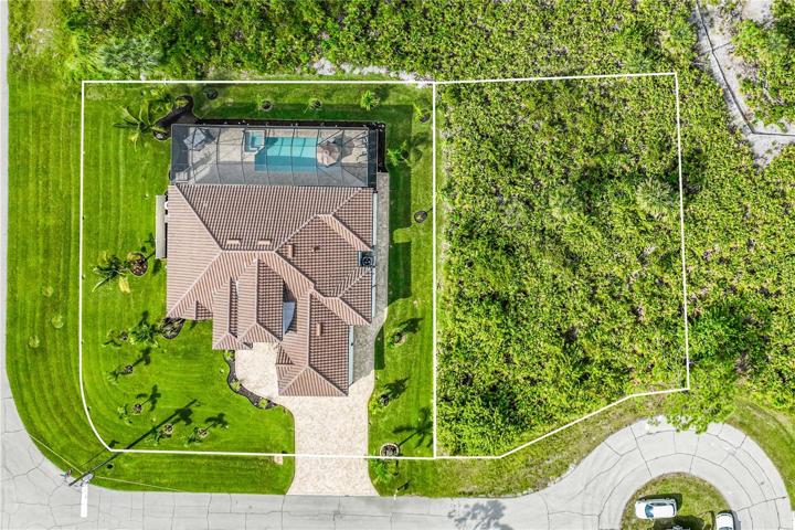 2nd Lot Included! Build Your Dream Garage Or Maybe A Guest House! Ensures Privacy.