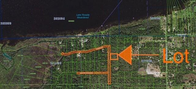 Highlighted road is private.