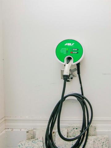 Plug-in Charging Station in Garage