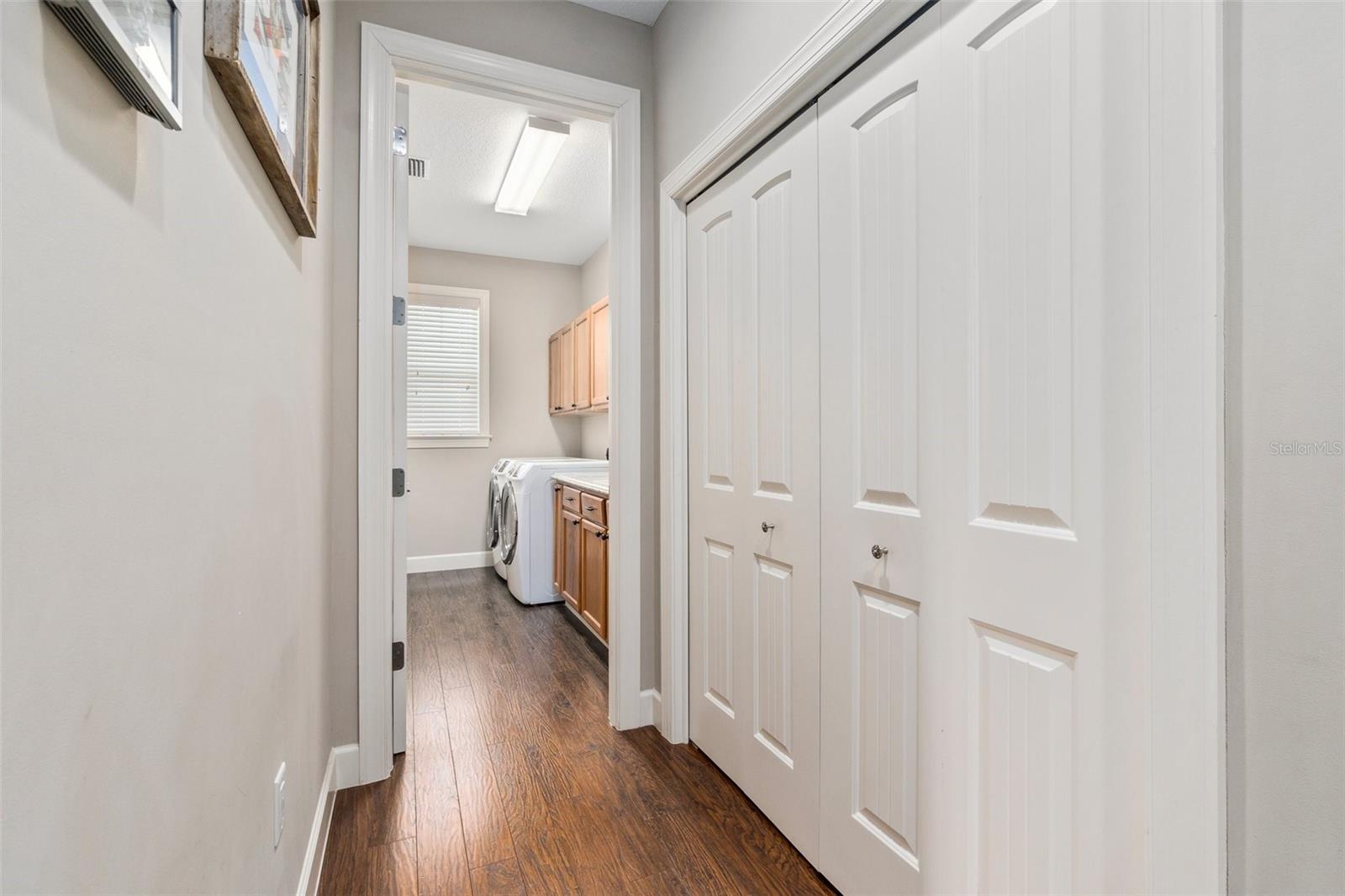Hall to Laundry