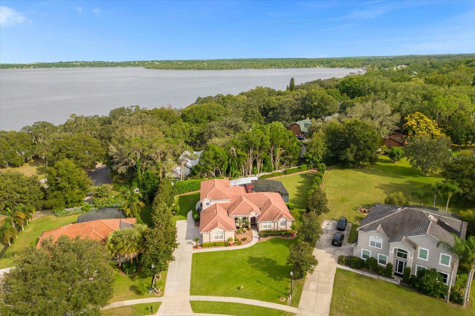Aerial View of the Home