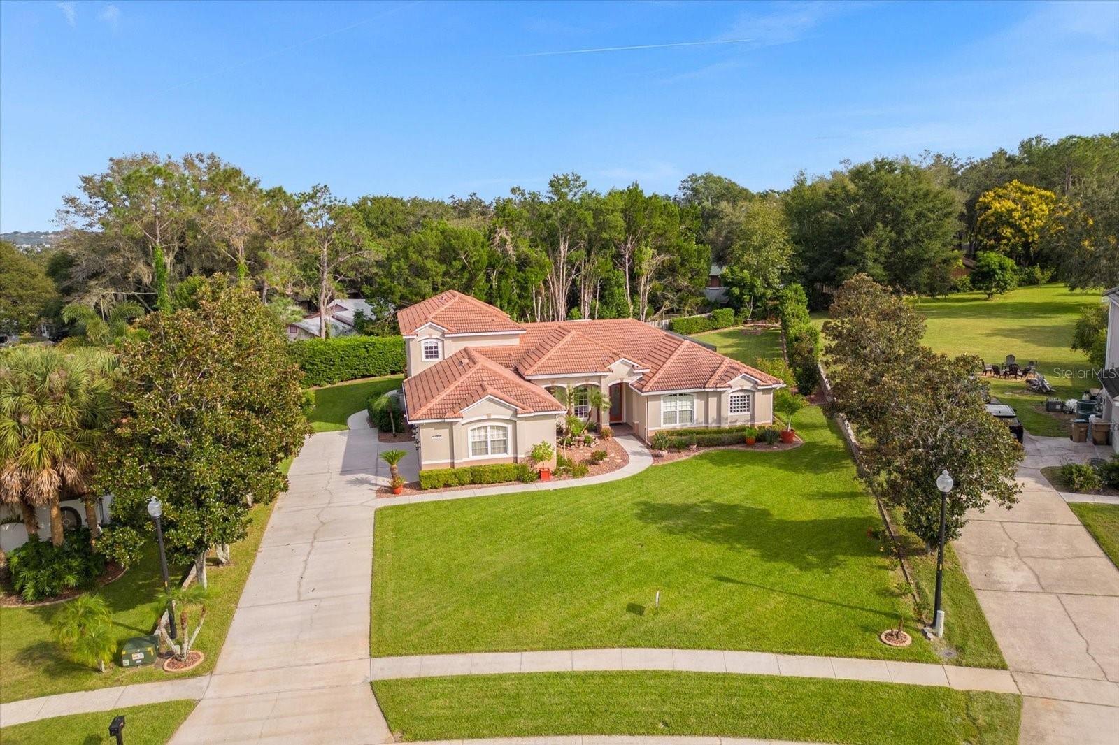 Aerial View of the Home