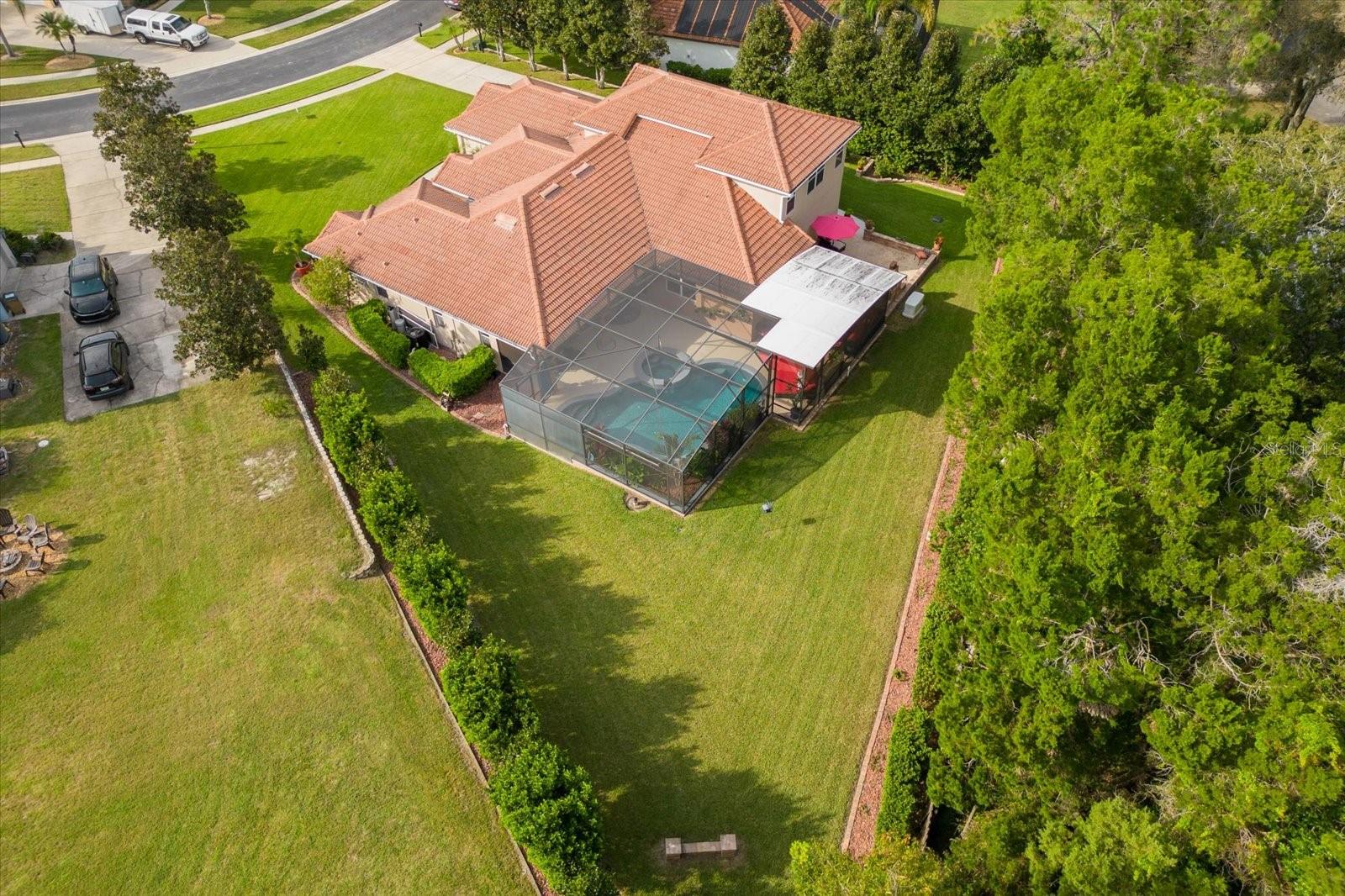 Aerial View of the Home