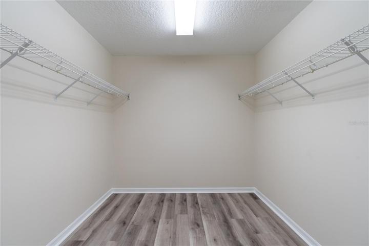 Second Walk in closet in Master Suite