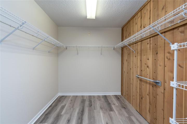 One of Two walk in closets
