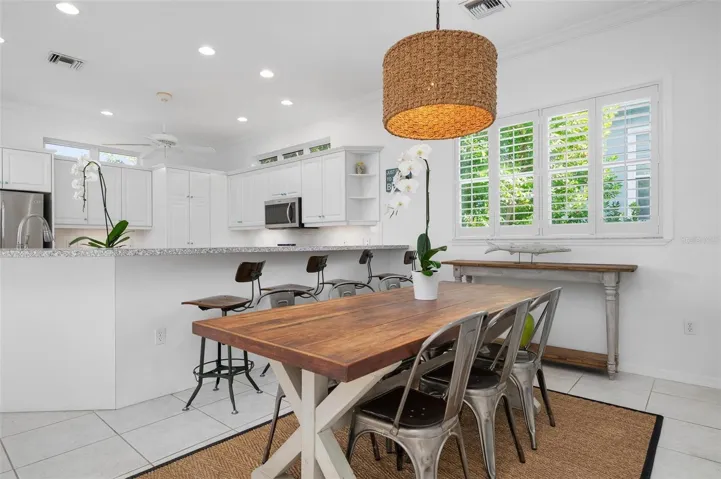 Dining area