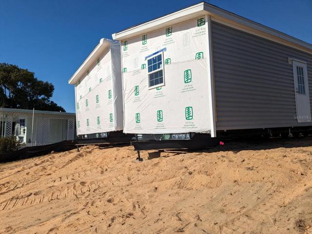 Home currently under construction