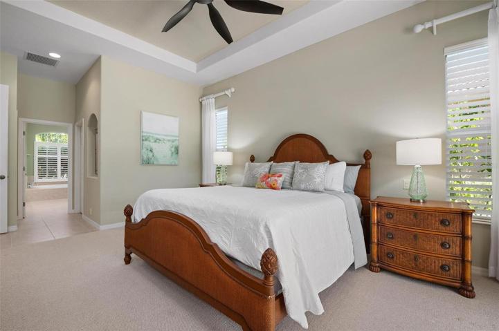 Master bedroom suite