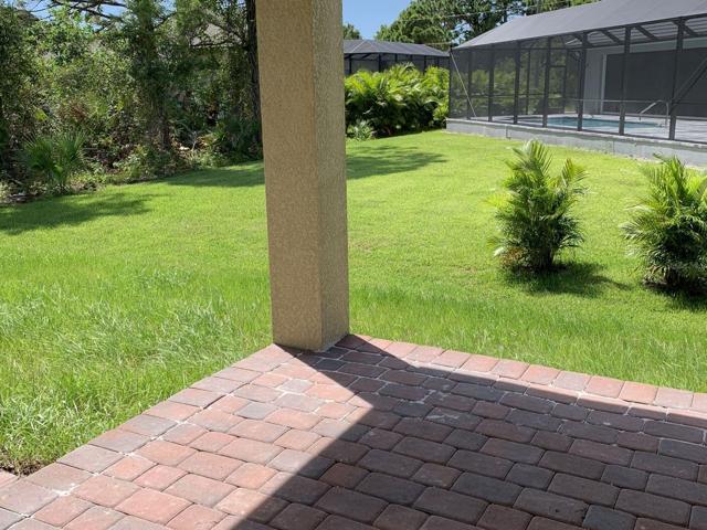 Lanai and View of Backyard