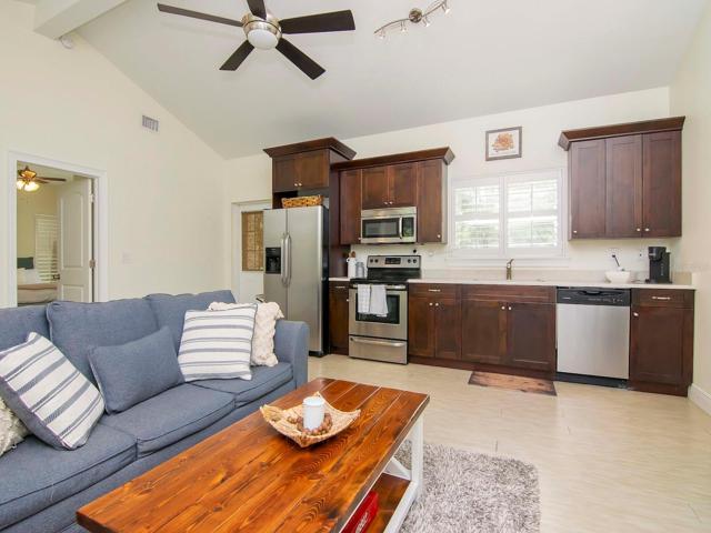 Living room & kitchen combo in Guest House
