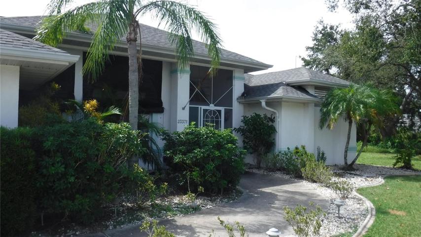 Walkway to front door