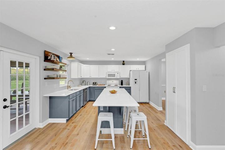 Clean lines. Beautiful floors. Wide open space!