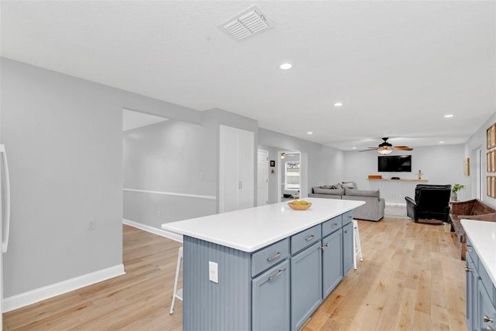 View into family room