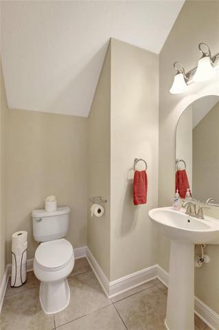 Half bath, first floor