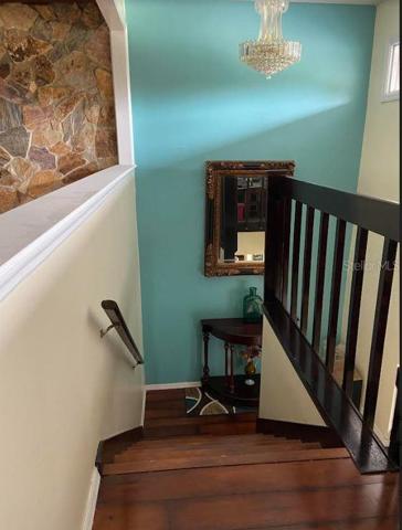 Hardwood stairs