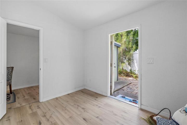 Guest Bedroom 2 w/ Entrance to Rear patio