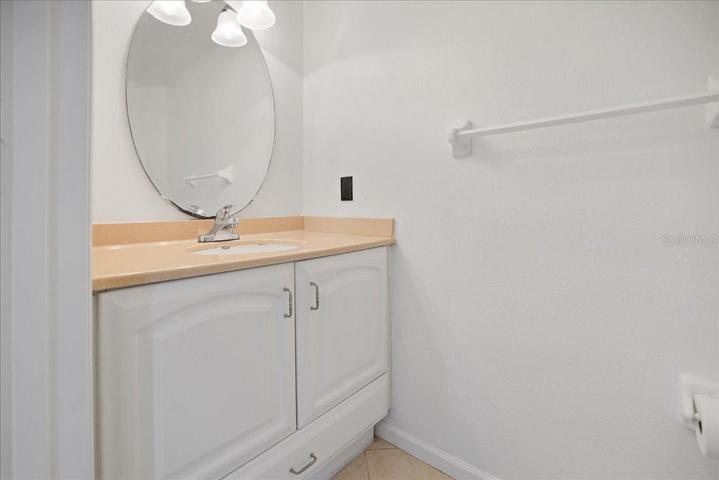 downstairs half bath