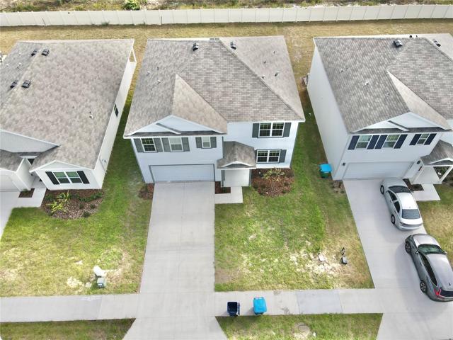 Aerial view of home