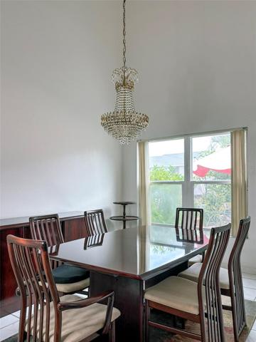 Dining Room with Vaulted Ceiling