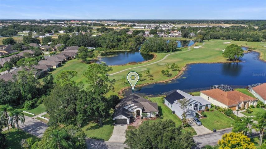 Drone View of House