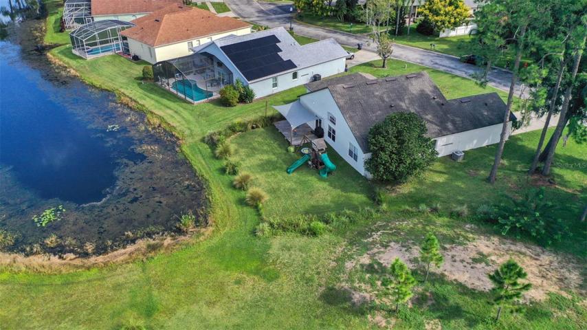 Drone View of Backyard