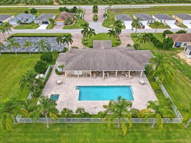Community pool and clubhouse
