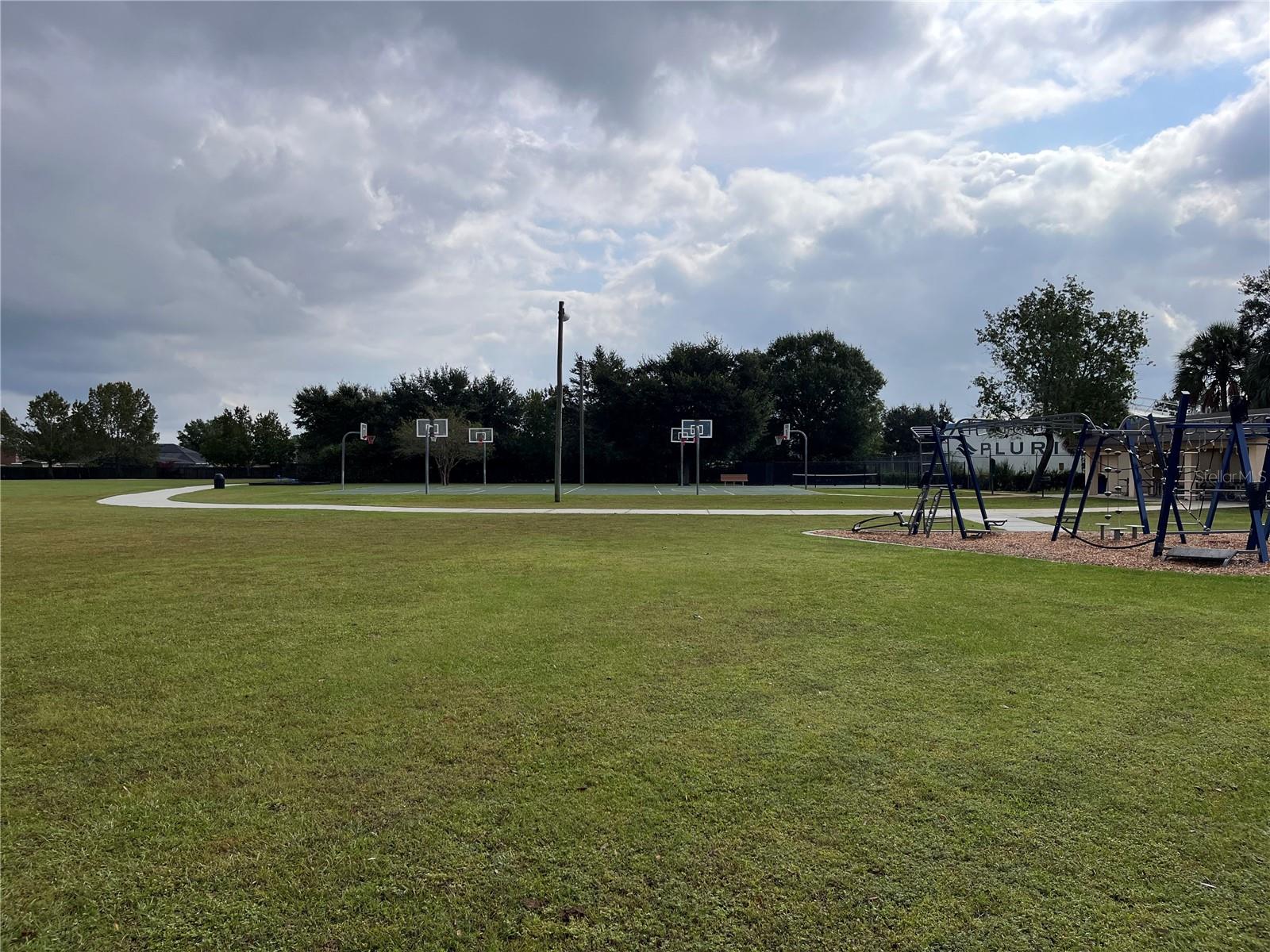 Playground one block away