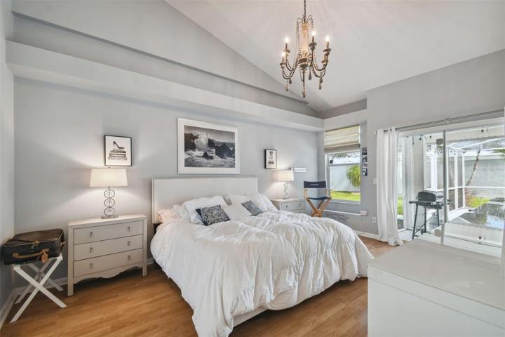 Master Bedroom with Sliders to Pool/Lanai