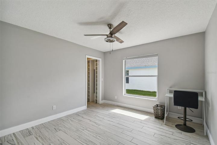 Guest Room with Walk-in Closet
