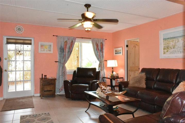 Living room - front door.