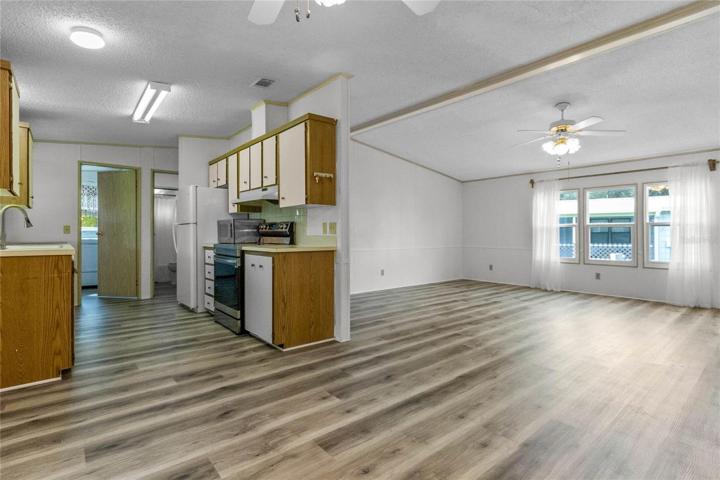 dining room looking into kitchen