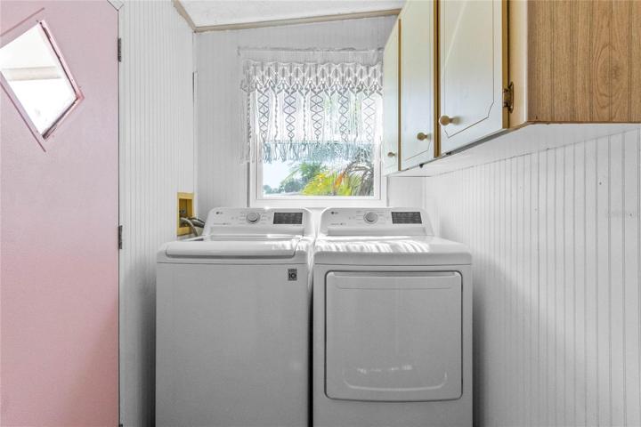 inside laundry room