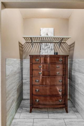 Laundry Closet/Hookups behind Chest
