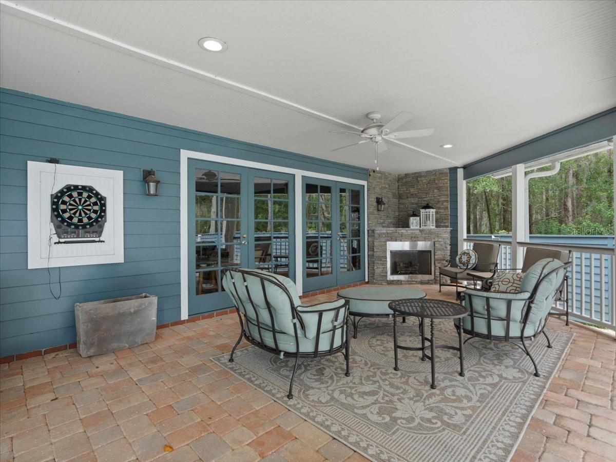 large covered porch