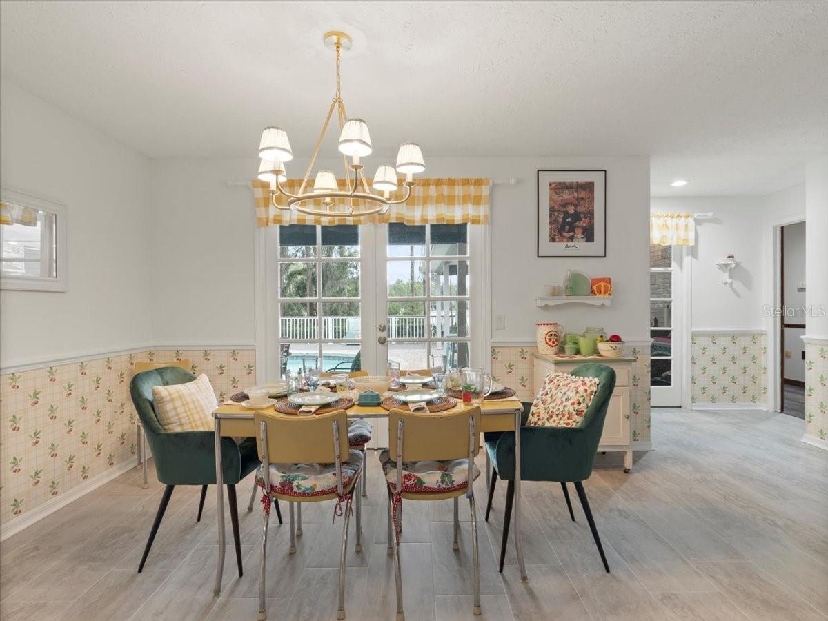 Dinette off Kitchen