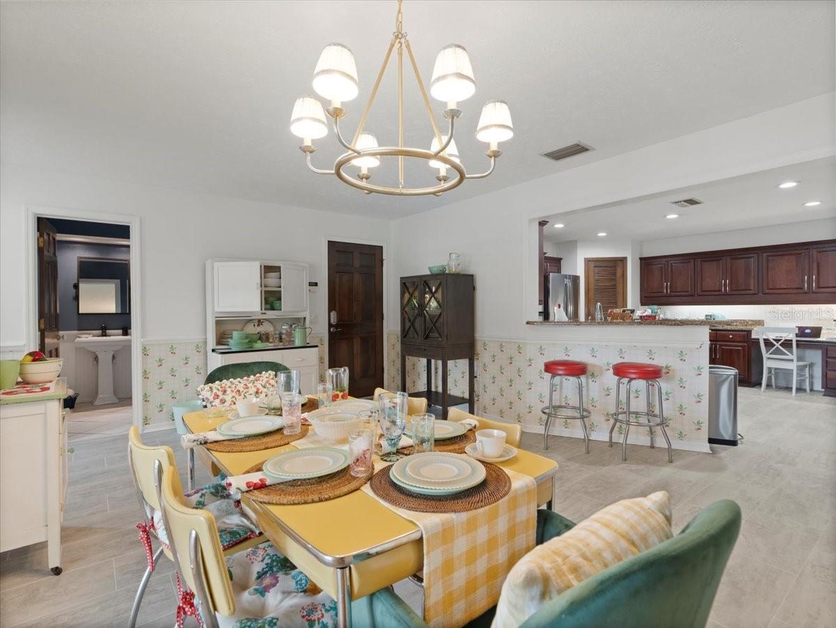 Dinette off Kitchen
