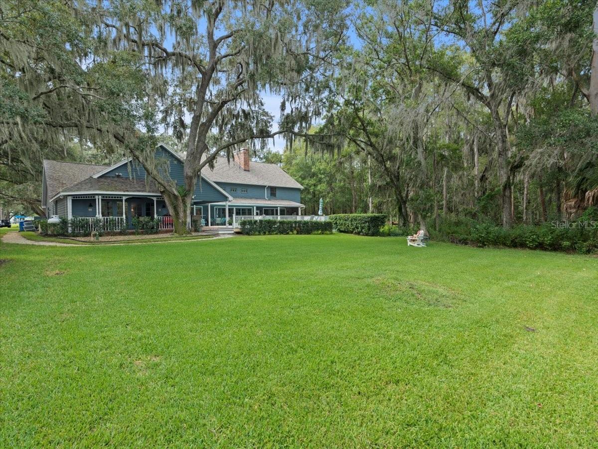 Backyard view