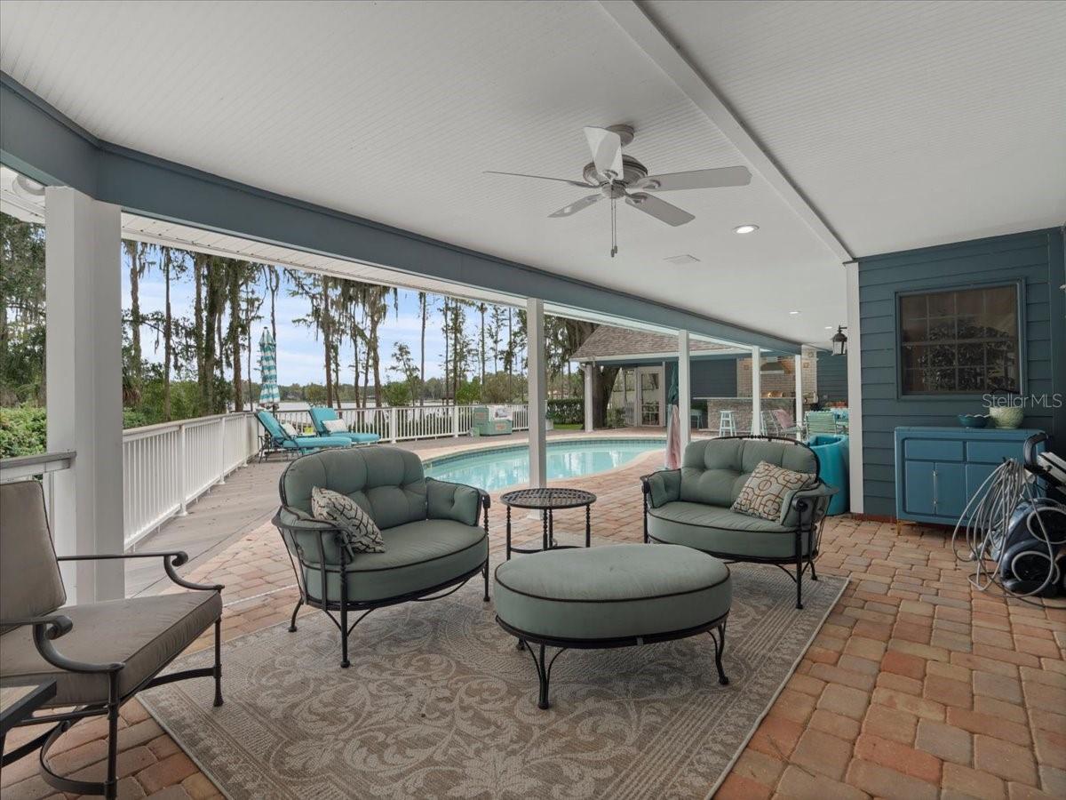 large covered porch