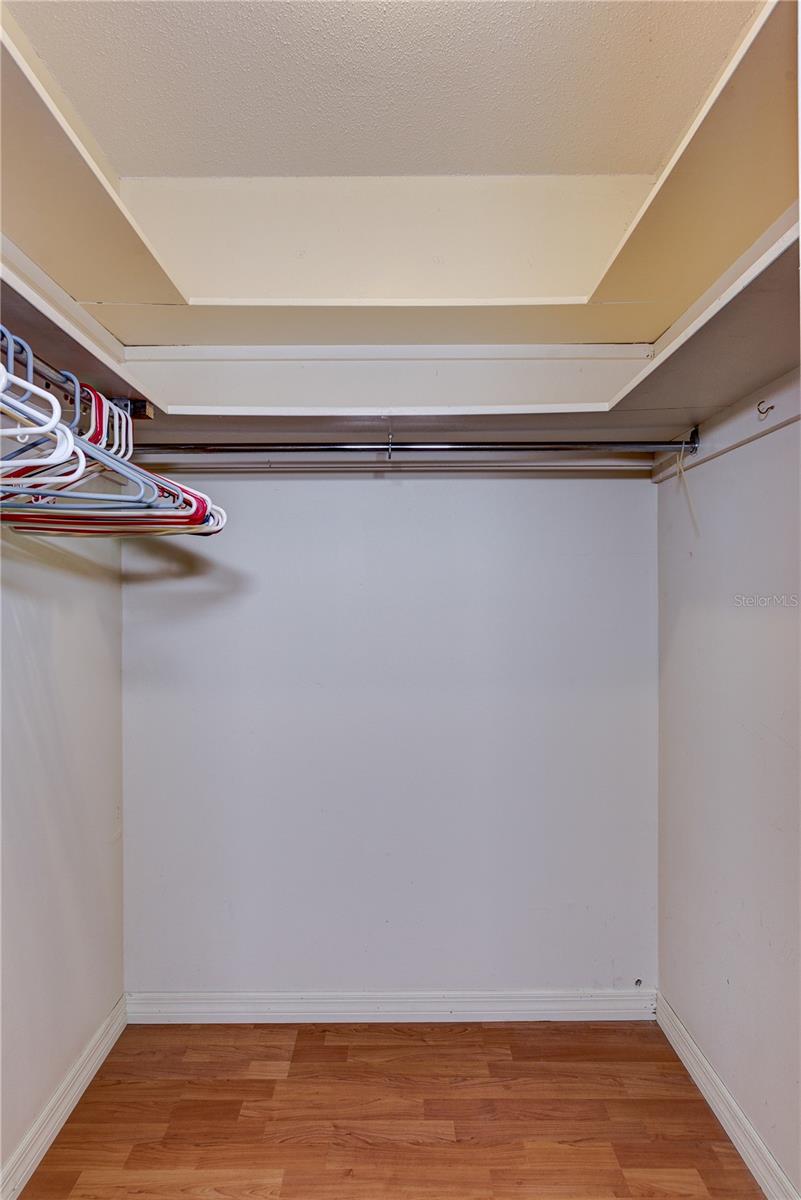 Large walk-in closet