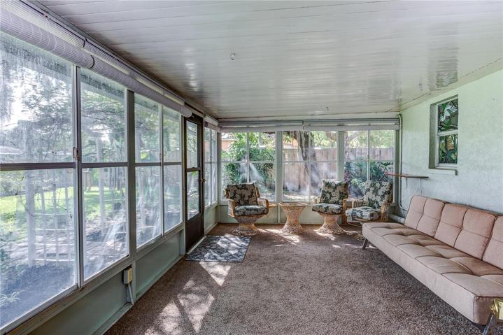 back porch with optional ac