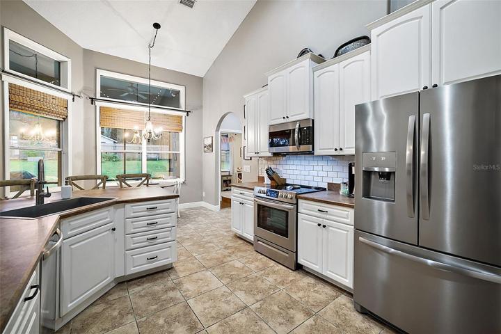 Kitchen with updated appliances