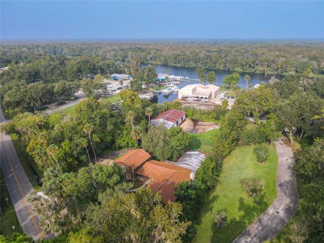 St. Johns River in the background