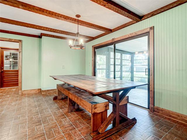 Kitchen opens to lanai