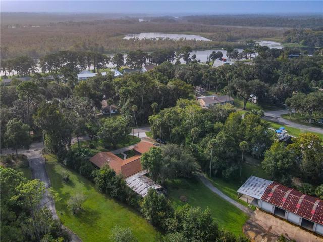 St. Johns River in the background