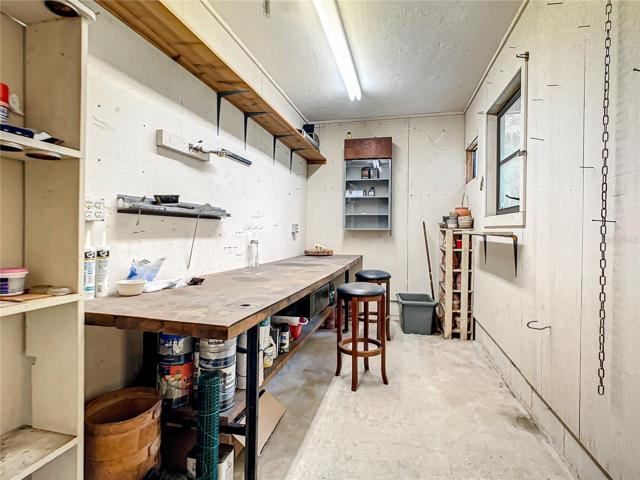 workshop in attached garage 16x7