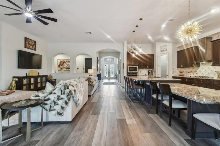 Family Room and Kitchen