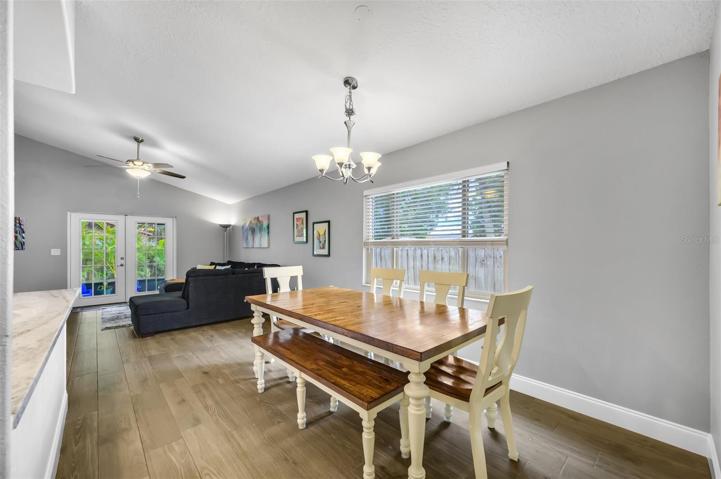 Wide-open floor plan