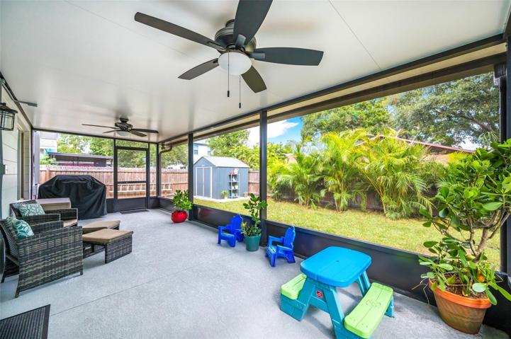 Extremely spacious rear patio