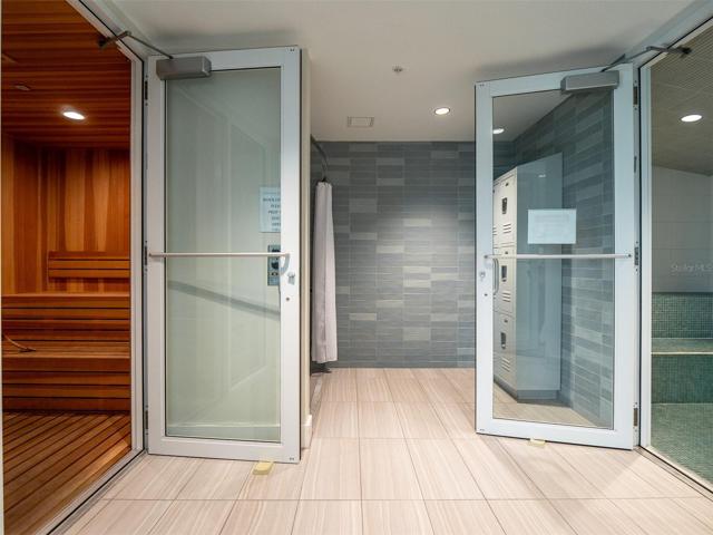 Sauna and steam room